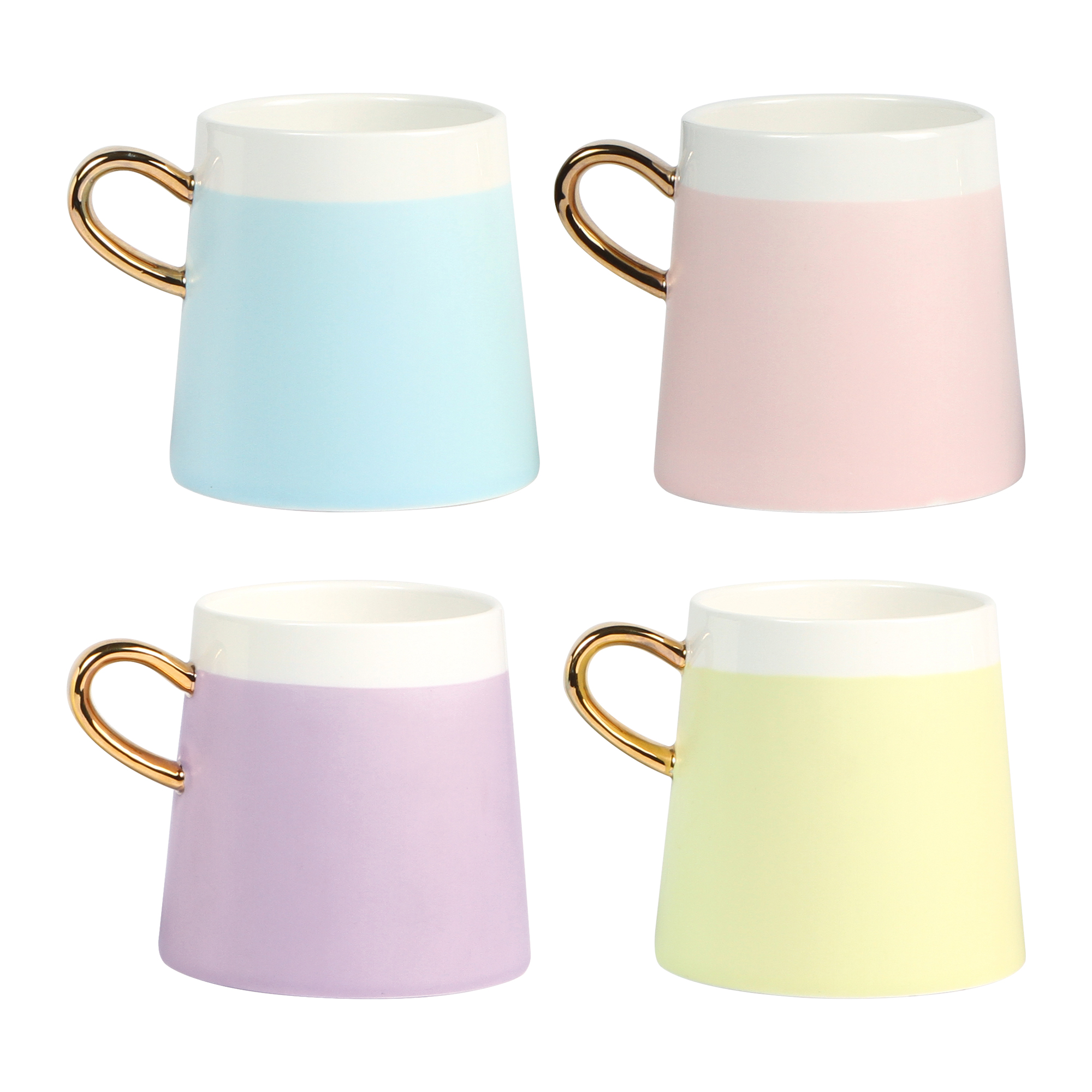 TAZA DE CERAMICA CON ASA Y TAPA E546